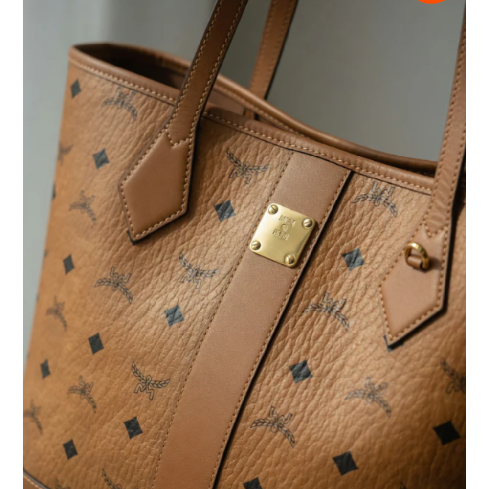 Women’s Genuine Cowhide Leather Tote – Large Horizontal Square Shoulder Bag with Double Straps & Letter Detail