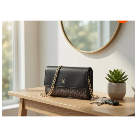 Trendy Women’s Medium PU Leather Tote Bag – Crossbody Shoulder Handbag with Bow Charm & Adjustable Strap
