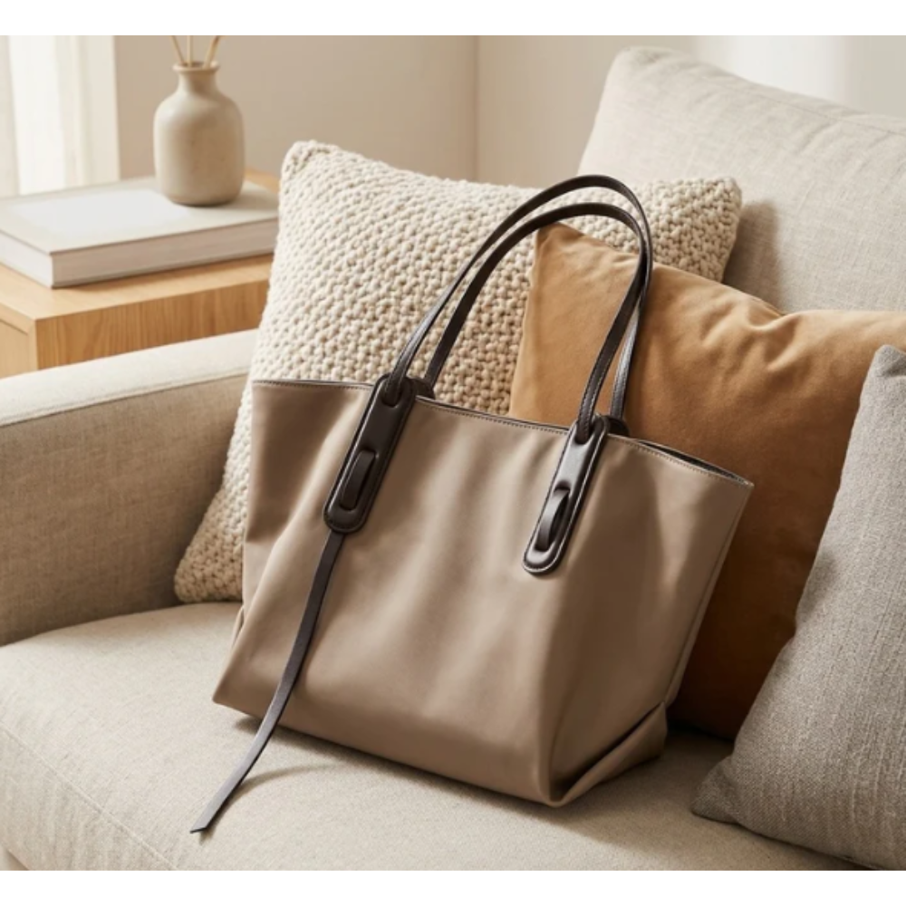 Women Shoulder Bag Set, Large Capacity Nylon Tote, Casual Commuter & Travel Handbag
