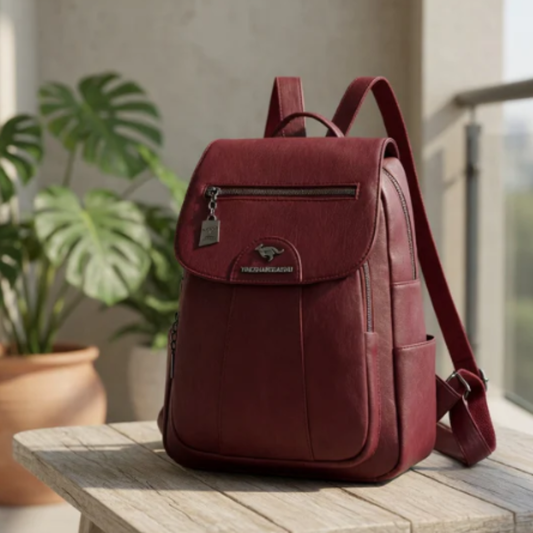 Elegant Women’s PU Leather Crossbody Bag – Small Flap Shoulder Messenger Purse with Adjustable Strap